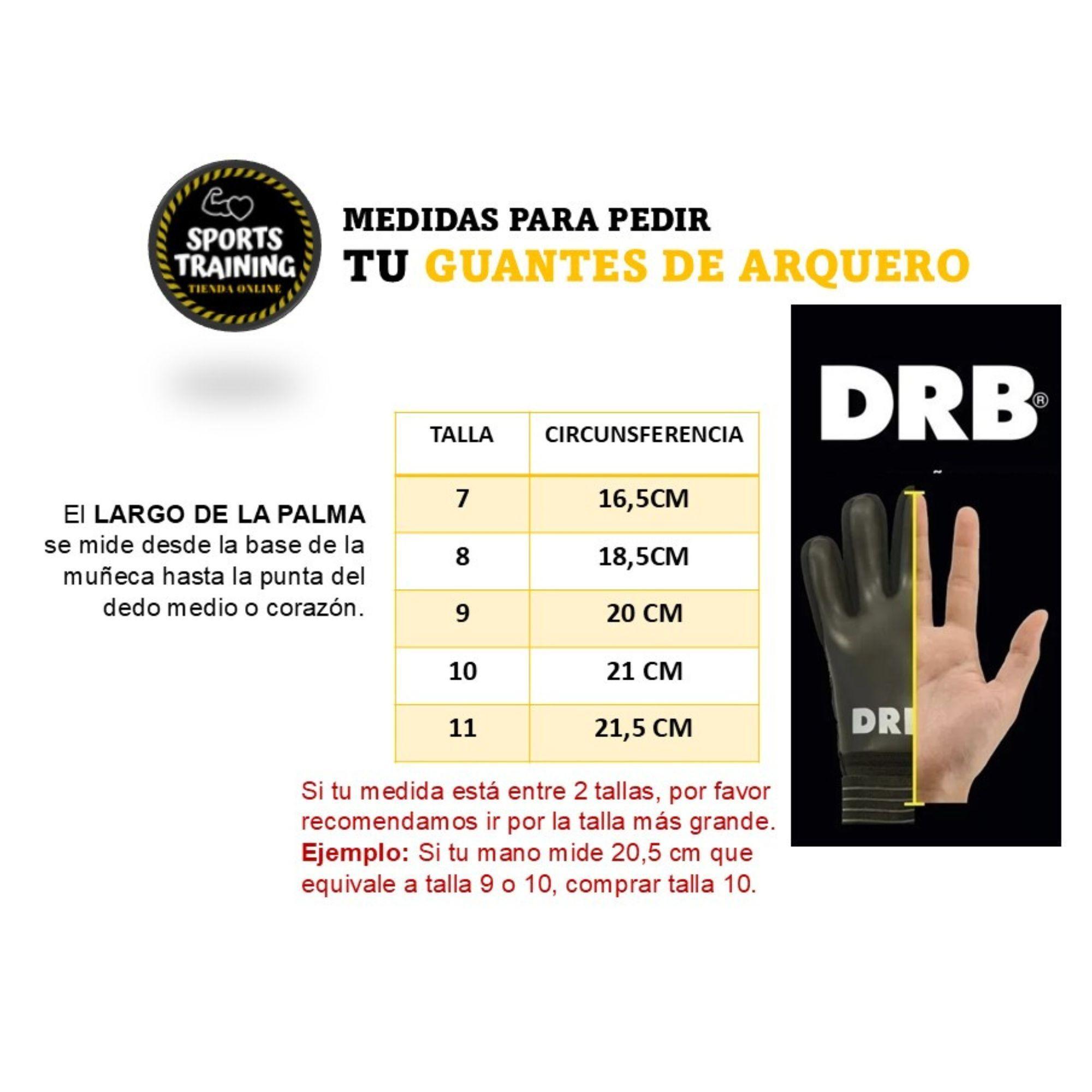 Guantes De Arquero con Férula Extraíble Leader Pro-Drb-5