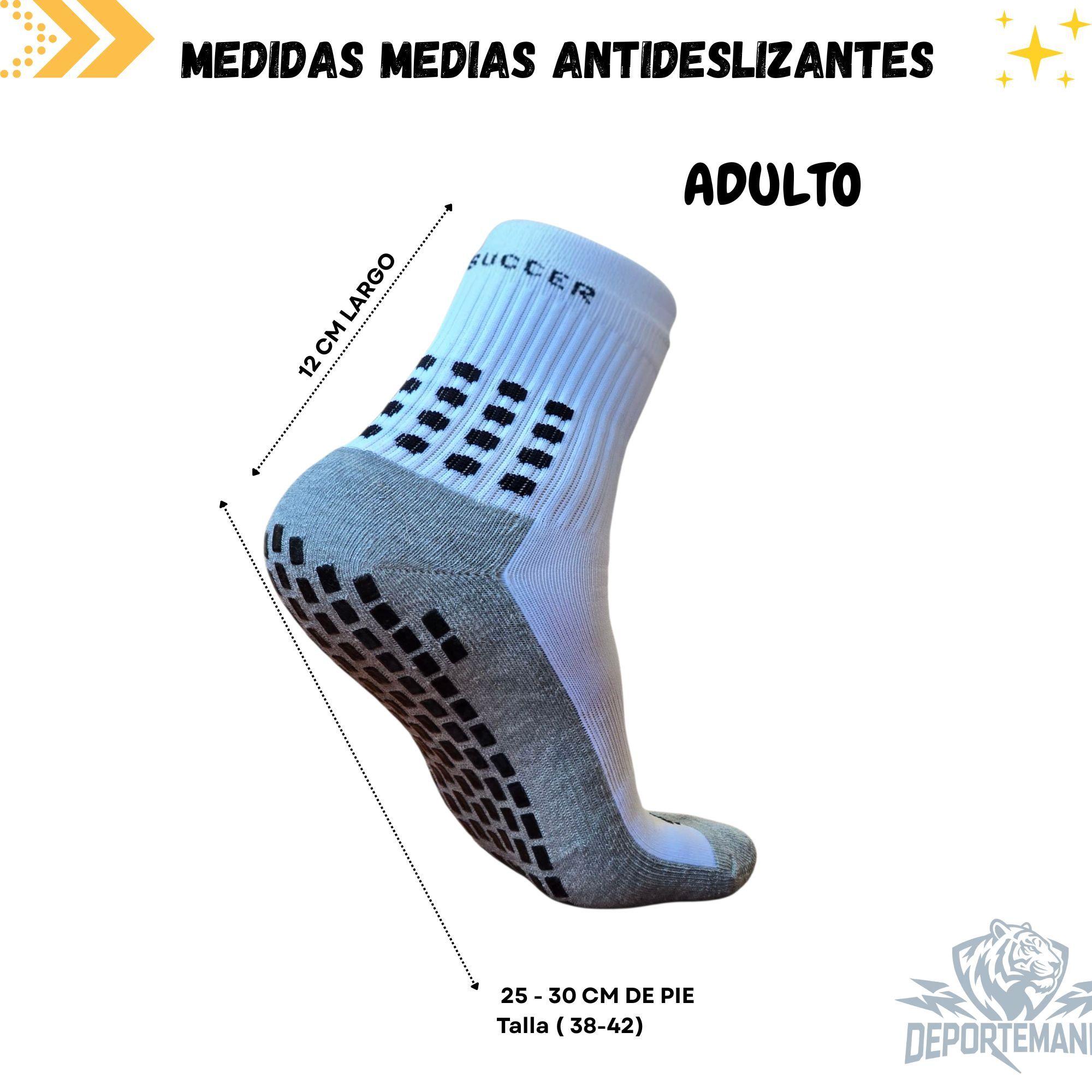 Medias Calceta Deportiva Futbol Antideslizantes-3