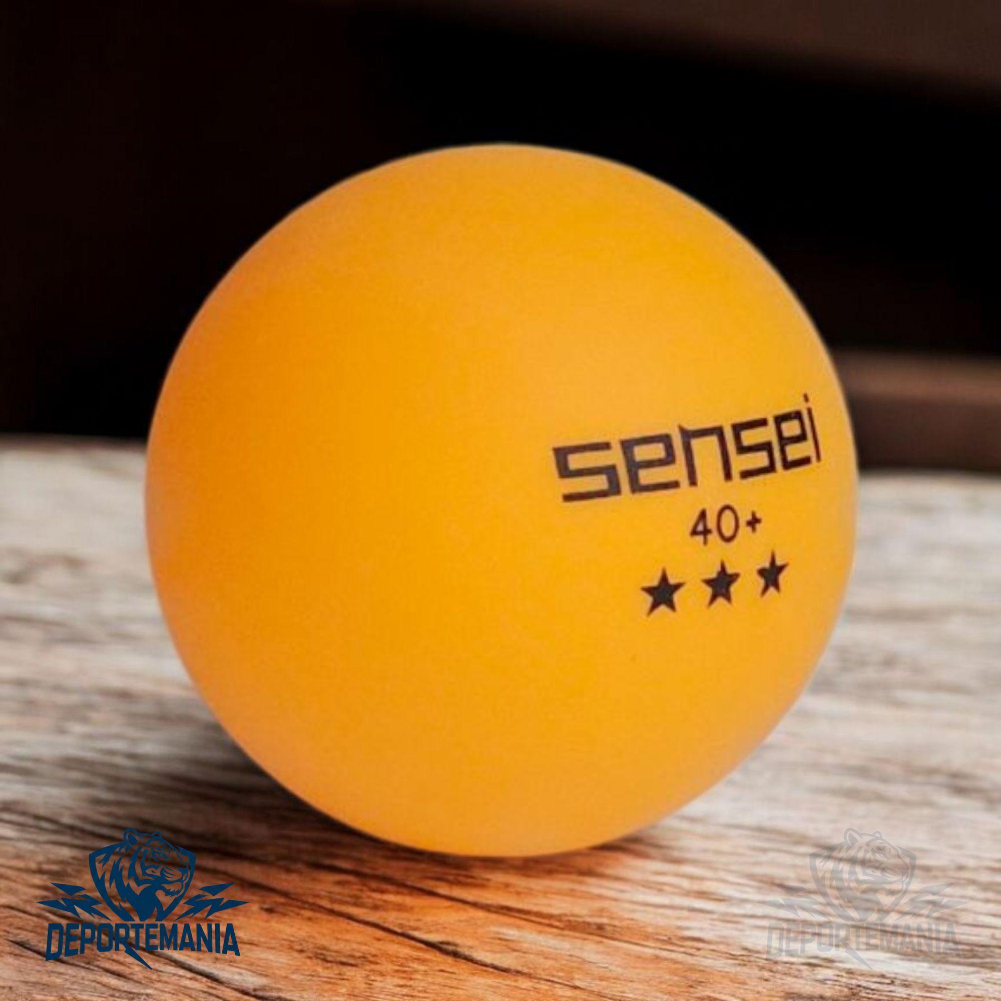 Pelotas De Ping Pong Sensei® 3 Estrellas Frasco 60 Unid.-2