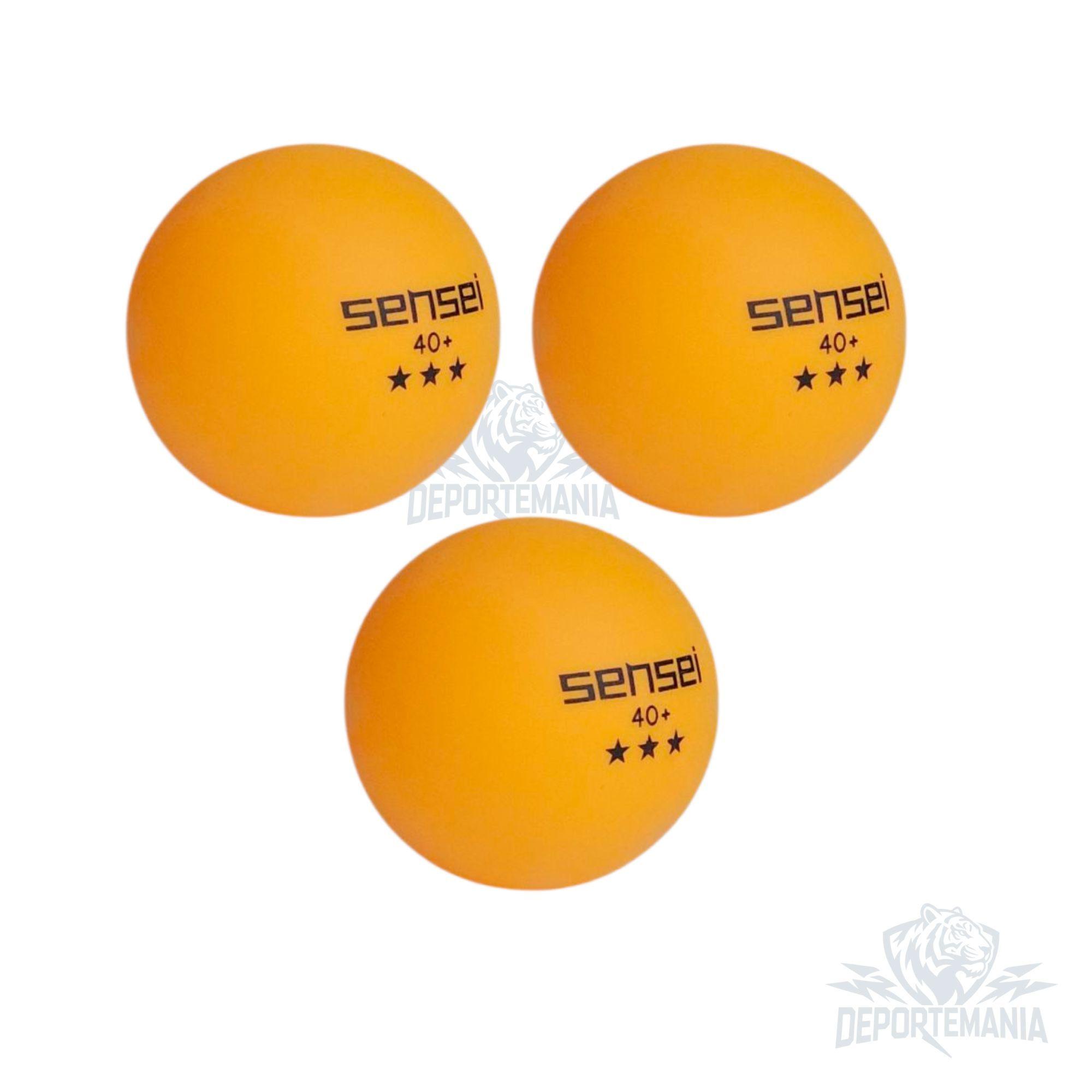 Pelotas De Ping Pong Sensei® 3 Estrellas Frasco 60 Unid.-5