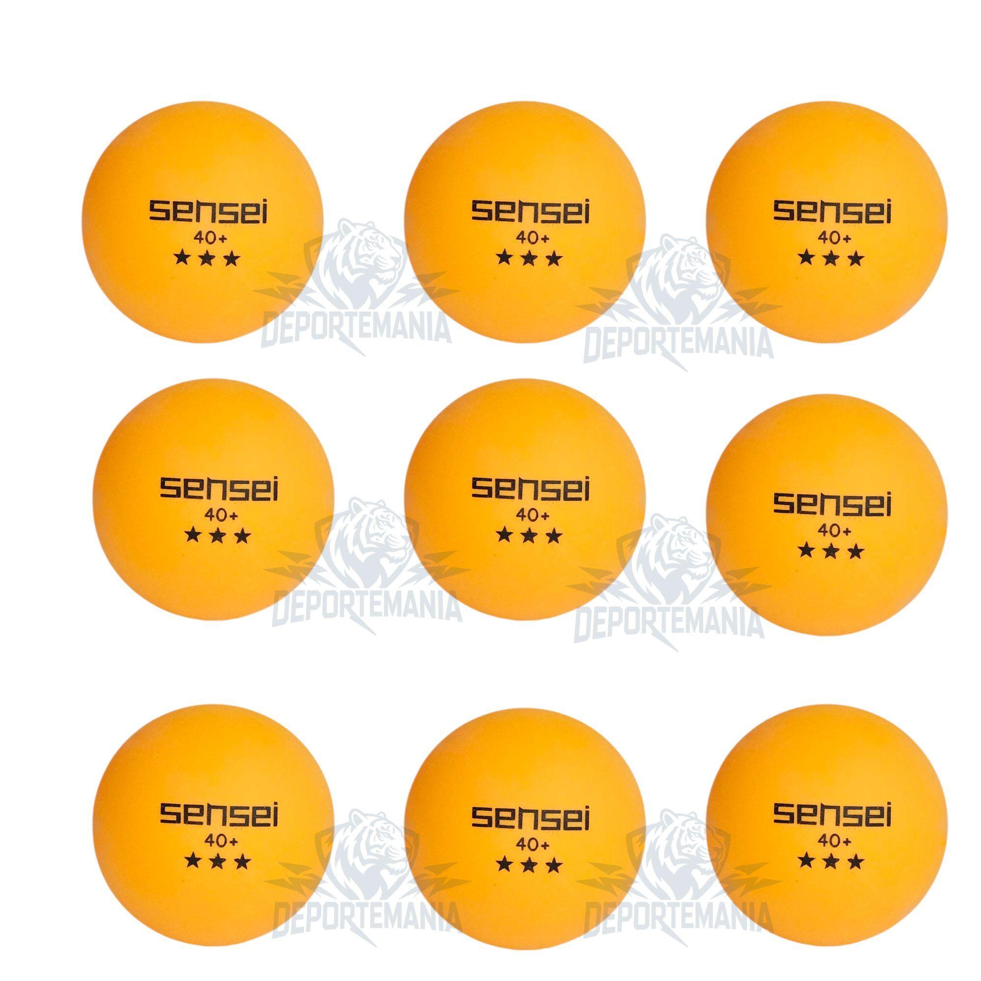 Pelotas De Ping Pong Sensei® 3 Estrellas Frasco 60 Unid.-6