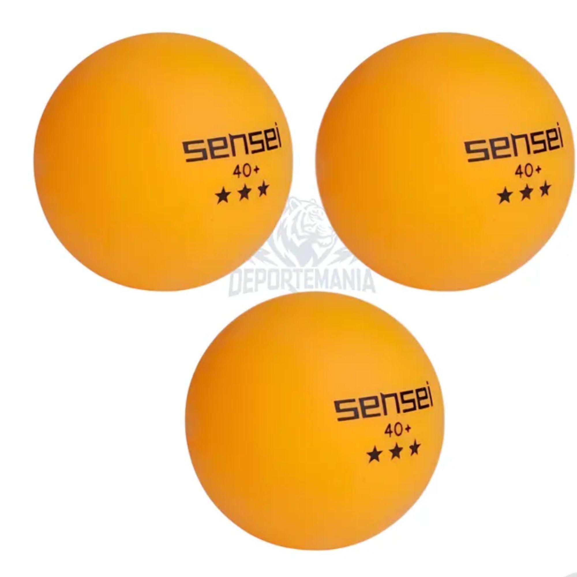 Pelotas De Ping Pong Sensei® 3 Estrellas Frasco 60 Unid.-5
