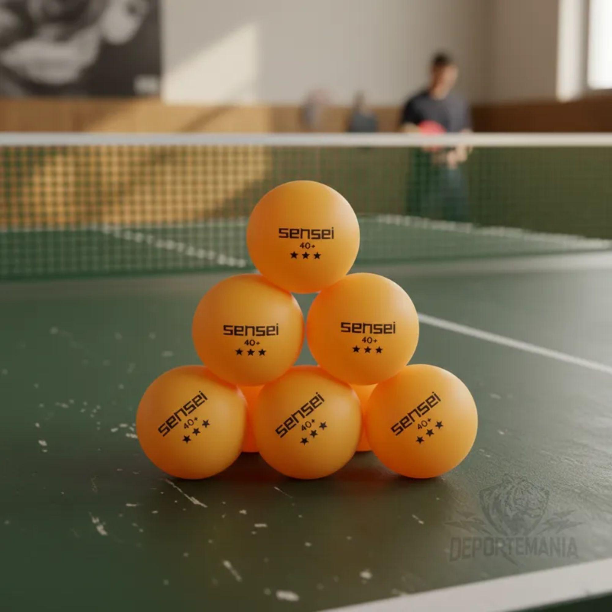 Pelotas De Ping Pong Sensei® 3 Estrellas Frasco 60 Unid.-6