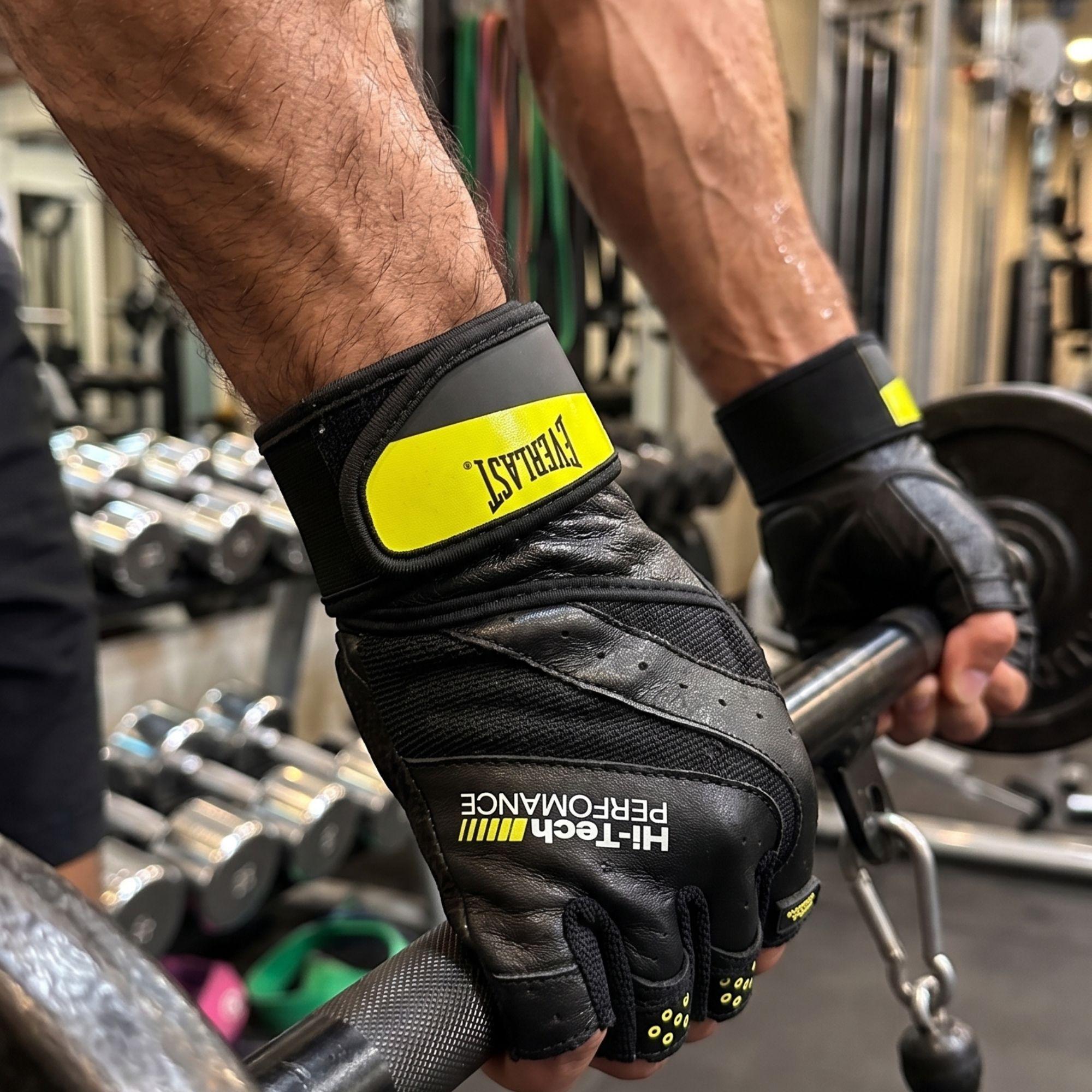 Guantes Fitness Everlast Pro2 Hombre Gym Entrenamiento-3