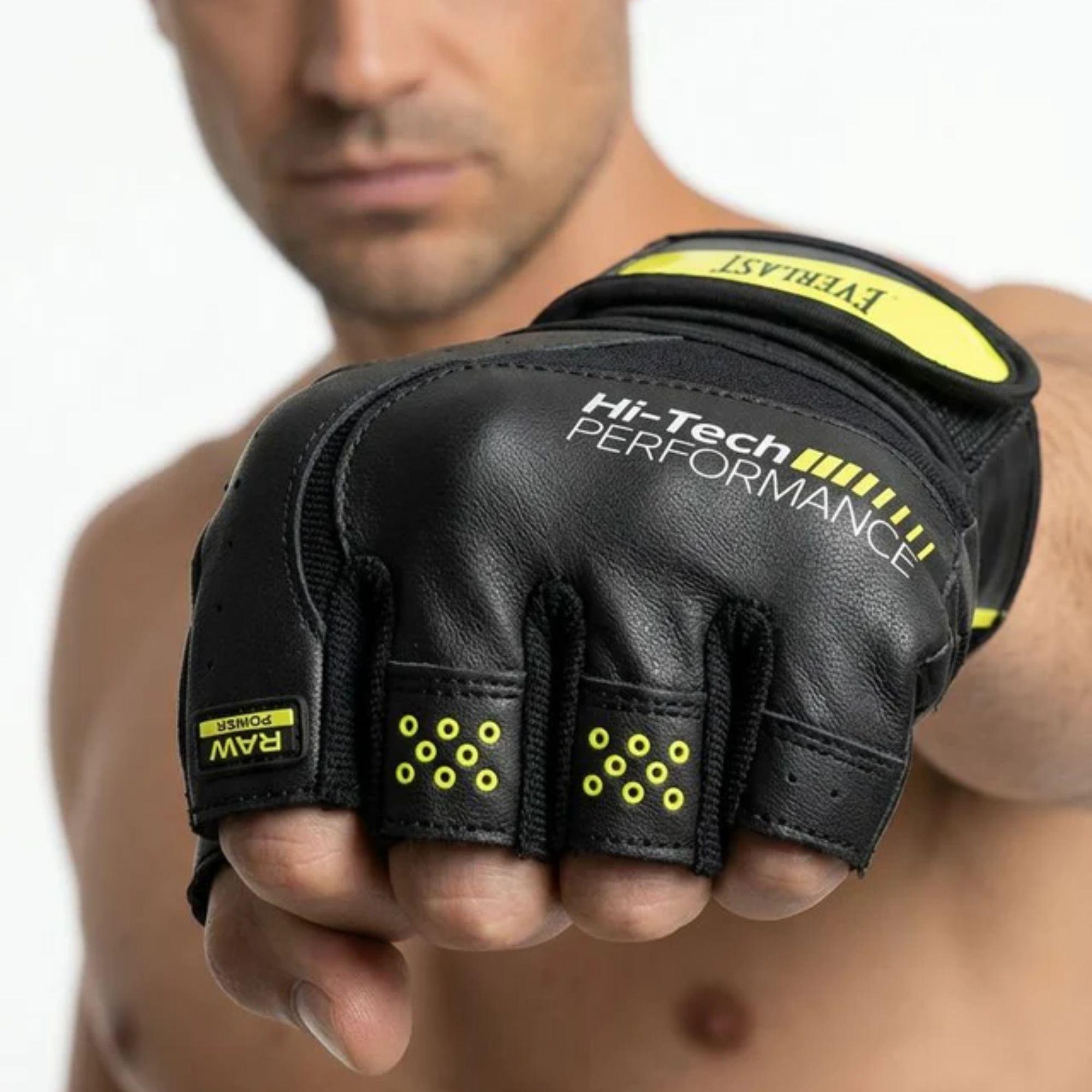 Guantes Fitness Everlast Pro2 Hombre Gym Entrenamiento-4