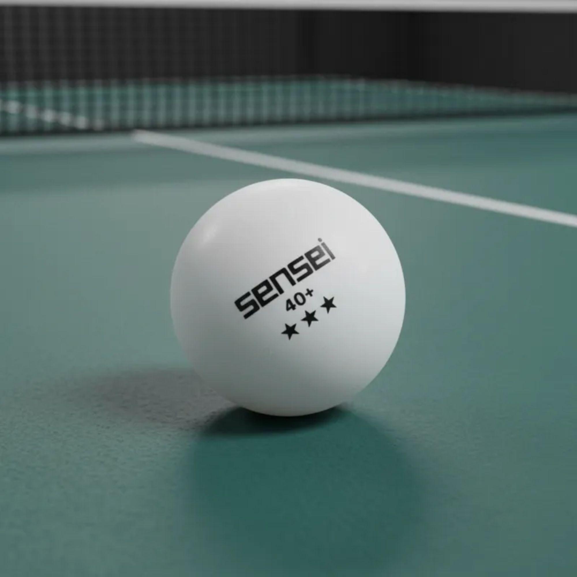 Pelotas Tenis de Mesa Sensei 3 Estrellas ABS 40mm Pack 6-5