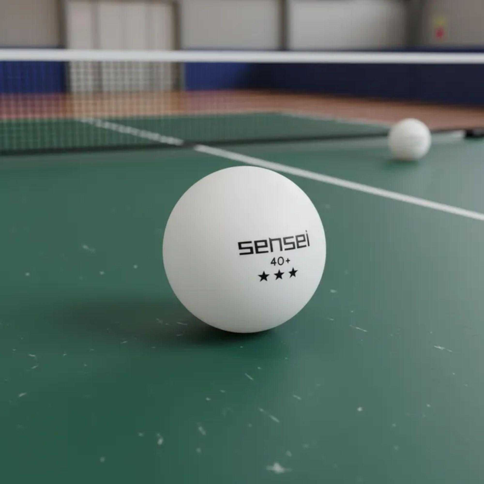 Pelotas Tenis de Mesa Sensei 3 Estrellas ABS 40mm Pack 6-6