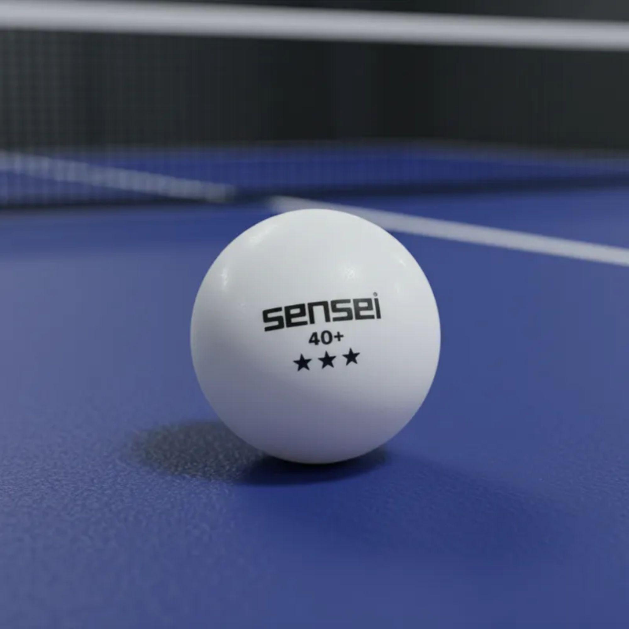 Pelotas Tenis de Mesa Sensei 3 Estrellas ABS 40mm Pack 6-7