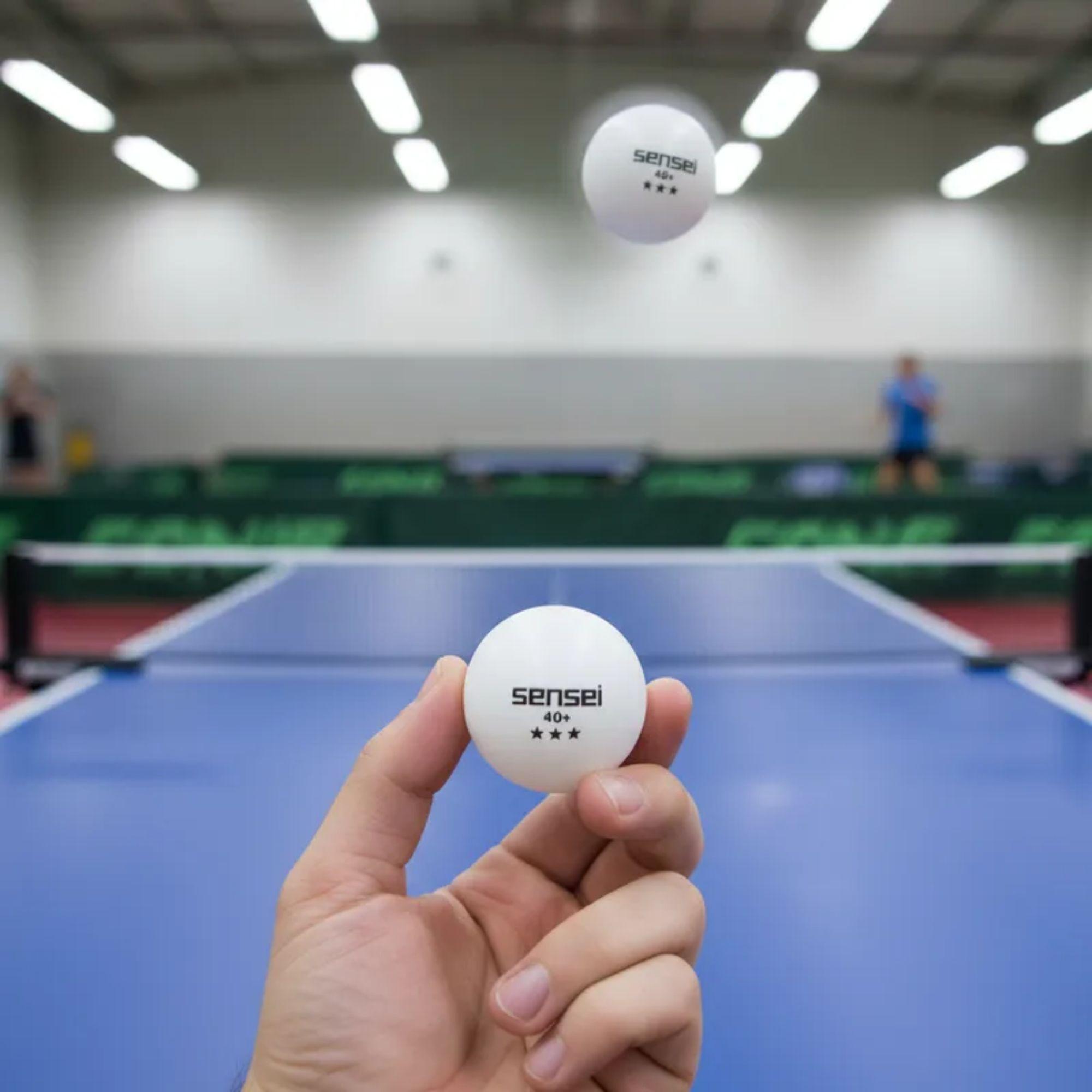 Pelotas Tenis de Mesa Sensei 3 Estrellas ABS 40mm Pack 6-3