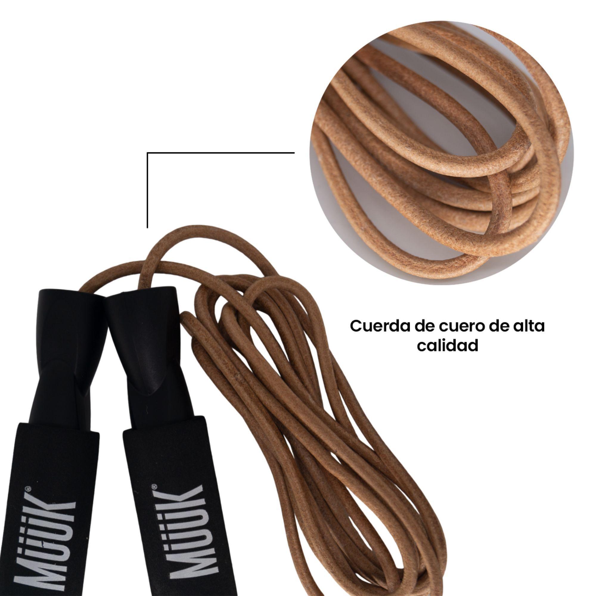 Cuerda De Saltar De Cuero Muuk Entrenamiento Crossfit-2
