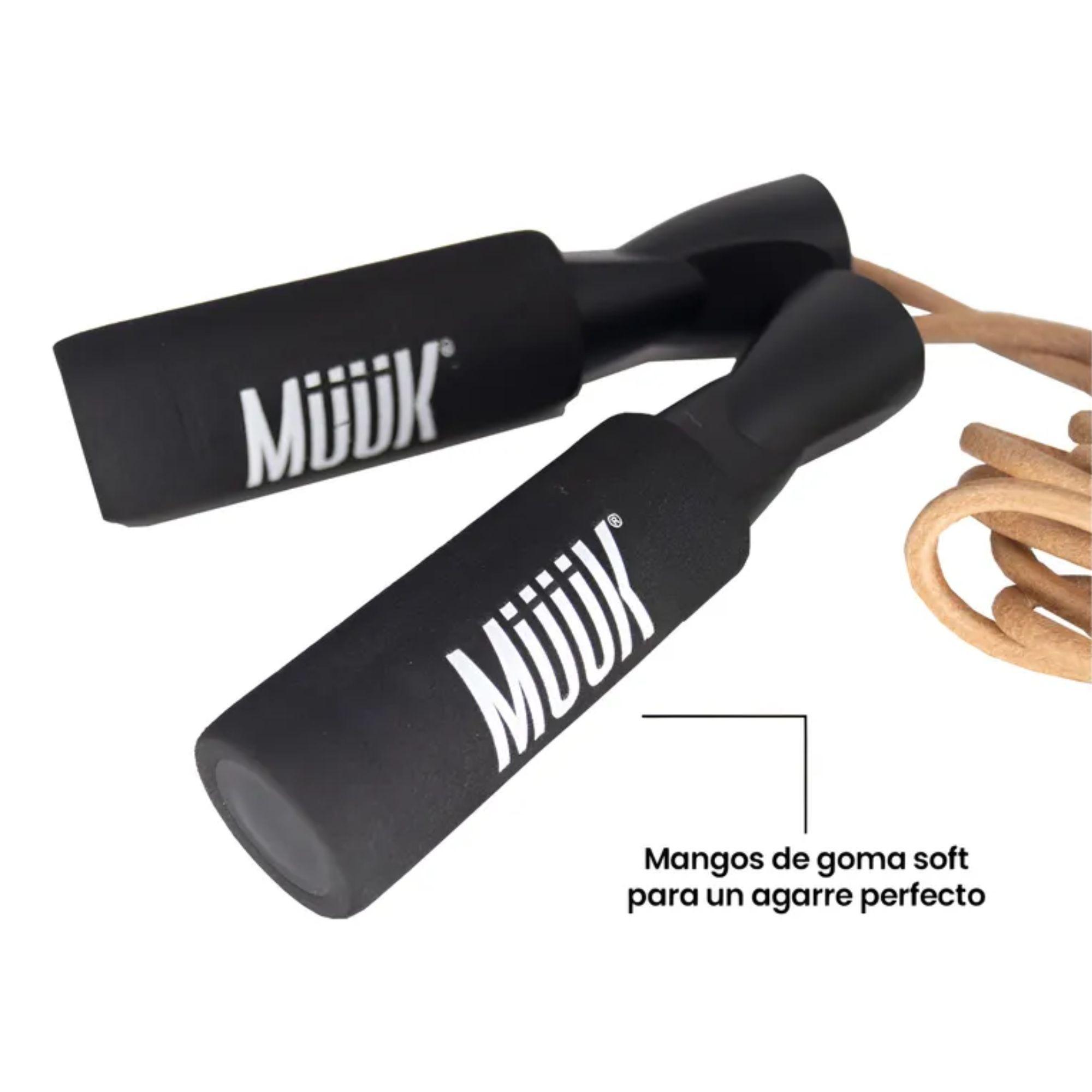 Cuerda Saltar Cuero Ajustable 3m Crossfit Fitness-3