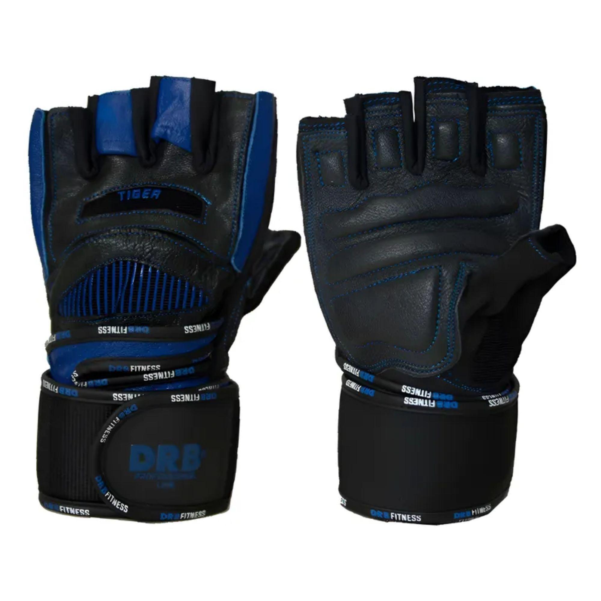 Guantes Fitness Gym Profesional Cuero Drb Tiger-0