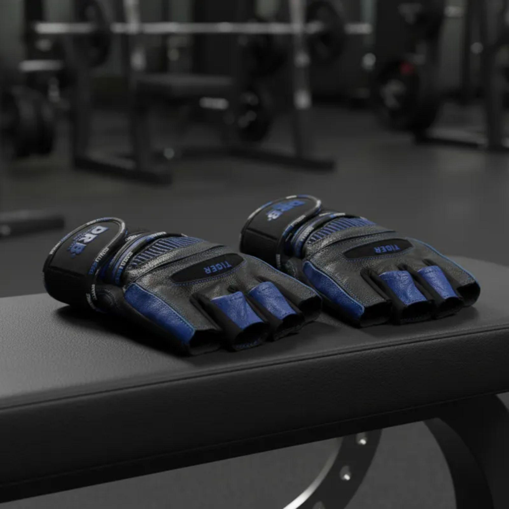 Guantes Fitness Gym Profesional Cuero Drb Tiger-4