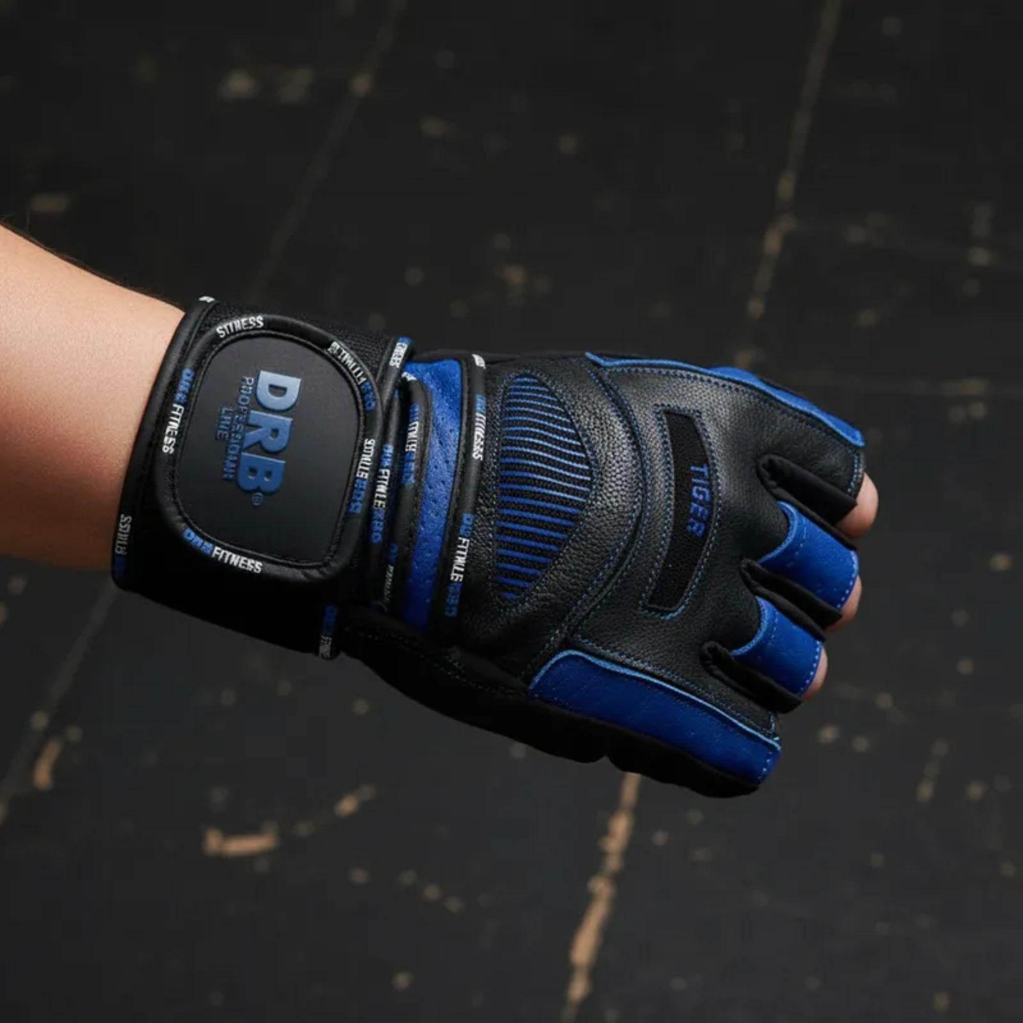 Guantes Fitness Gym Profesional Cuero Drb Tiger-9