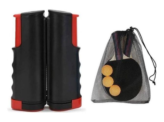 Set Ping Pong 2 Paletas+red Retráctil+3 Pelotas Sensei-8