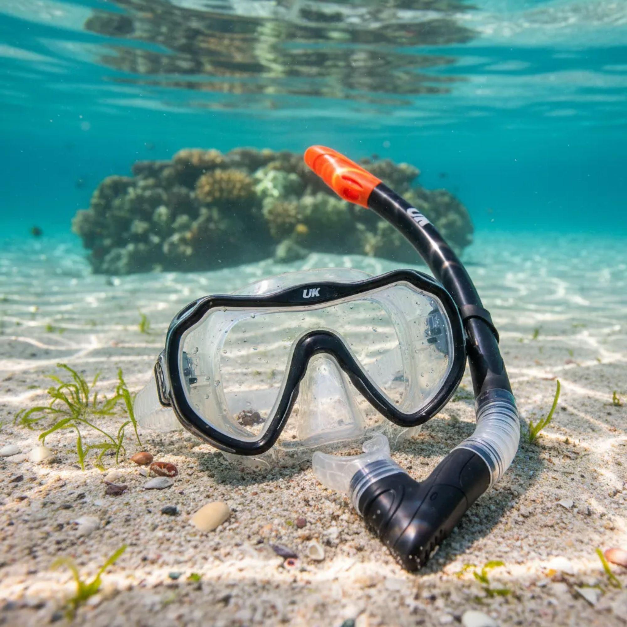 Set Máscara Buceo + Snorkel Adulto Uktime-7