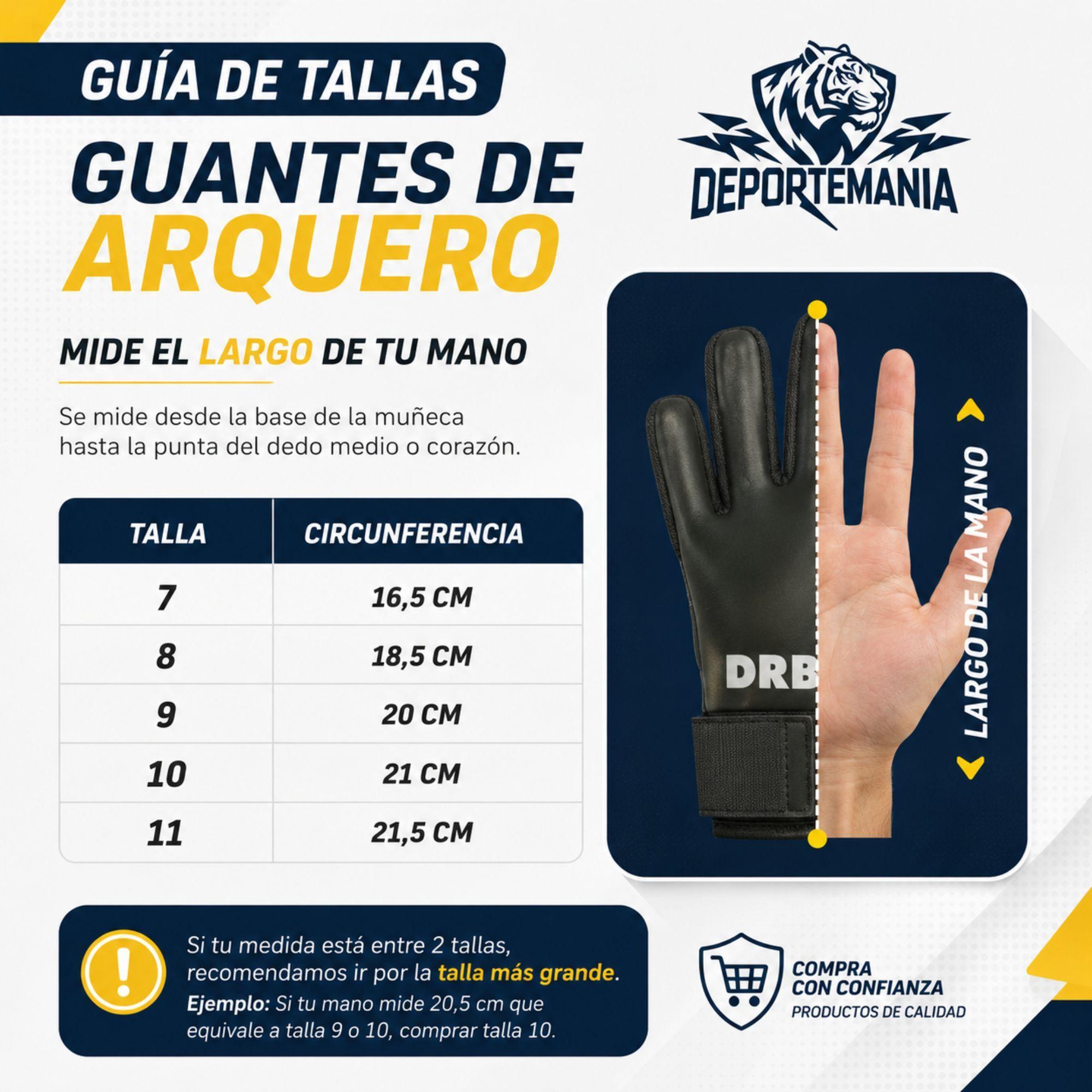 Guantes de Arquero DRB Feline Pro Blanco Corte Negativo-2