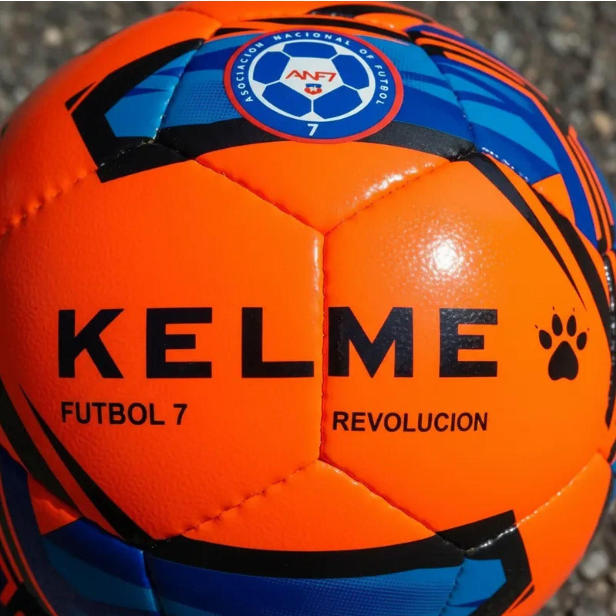Balón Fútbol 7 Revolución ANF7 N°5 Kelme Bote Medio Bajo-3
