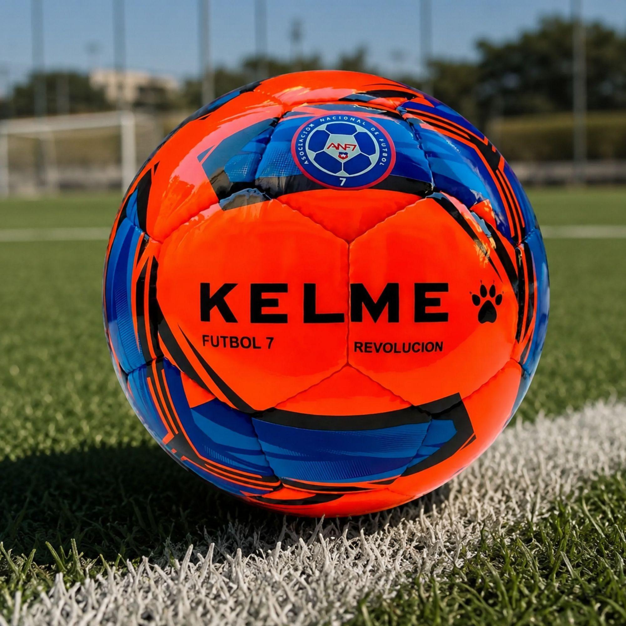 Balón Fútbol 7 Revolución ANF7 N°5 Kelme Bote Medio Bajo-7