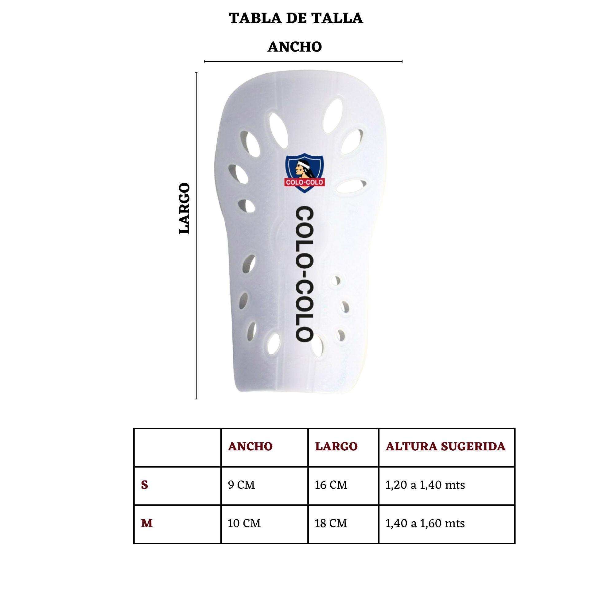 Canillera Espinillera Colo Colo Licencia Oficial-2
