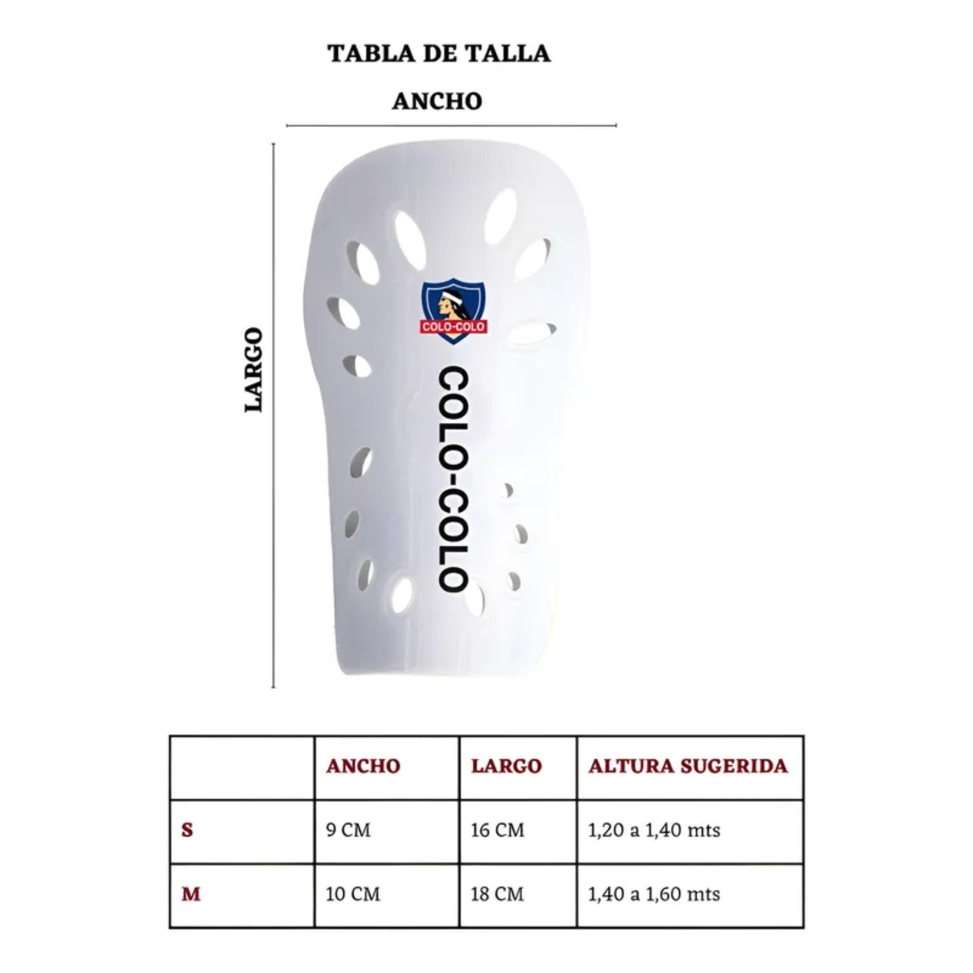 Canillera Espinillera Colo Colo Licencia Oficial-4