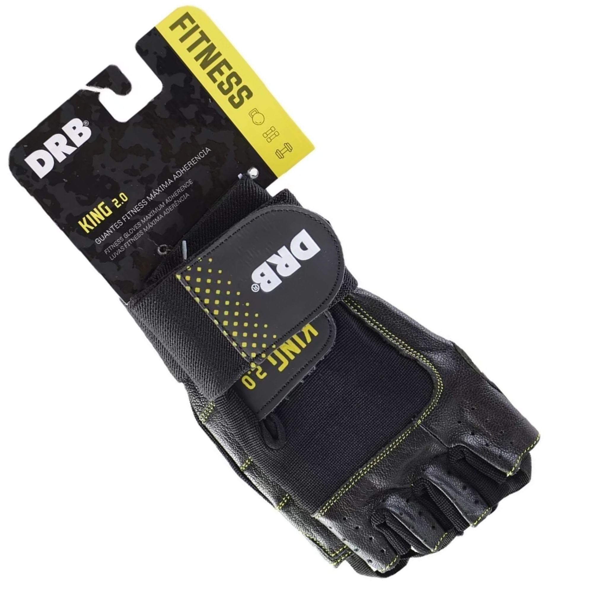 Guantes Fitness King Drb Cuero - Entrenamiento Y Pesas-5