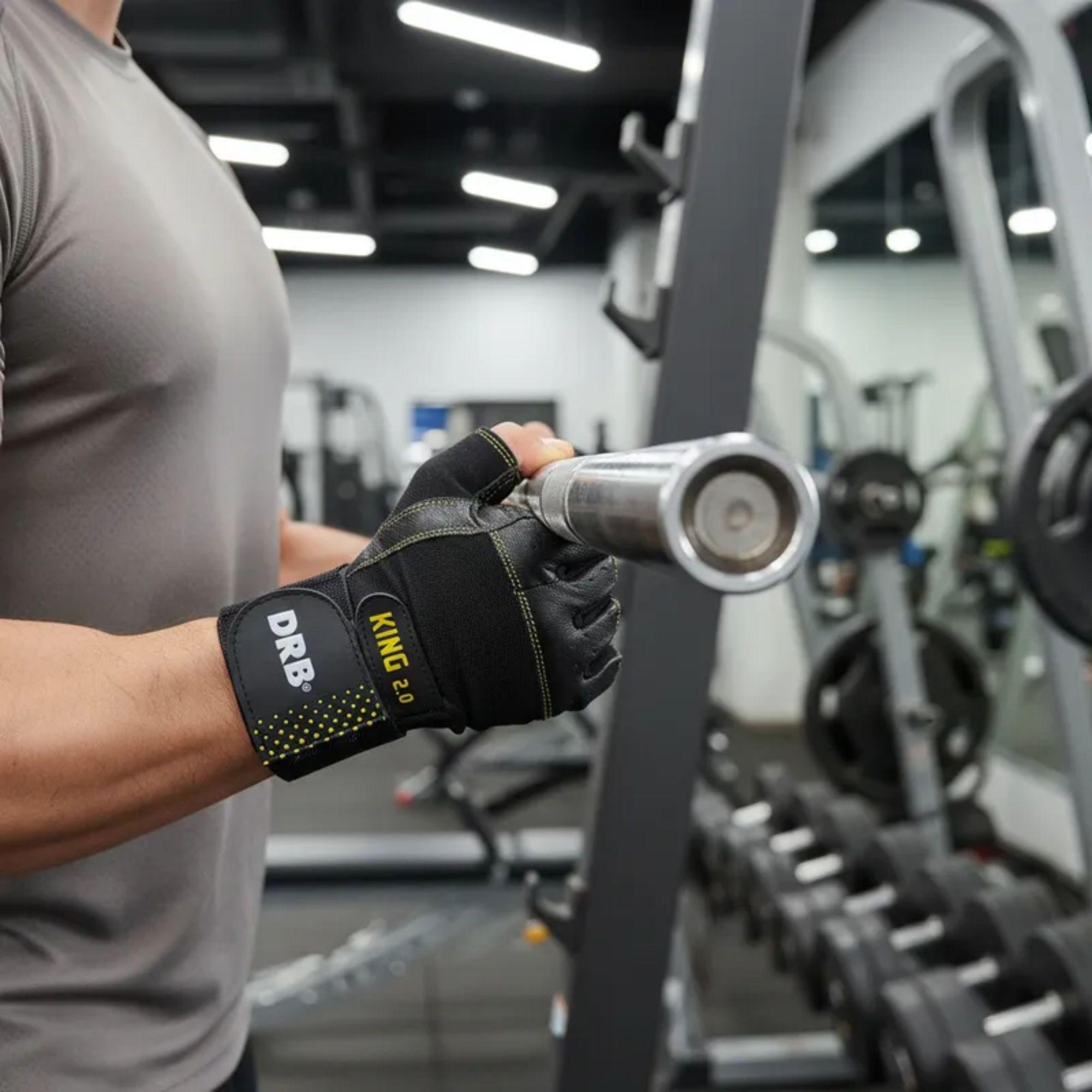Guantes Fitness King Drb Cuero - Entrenamiento Y Pesas-6