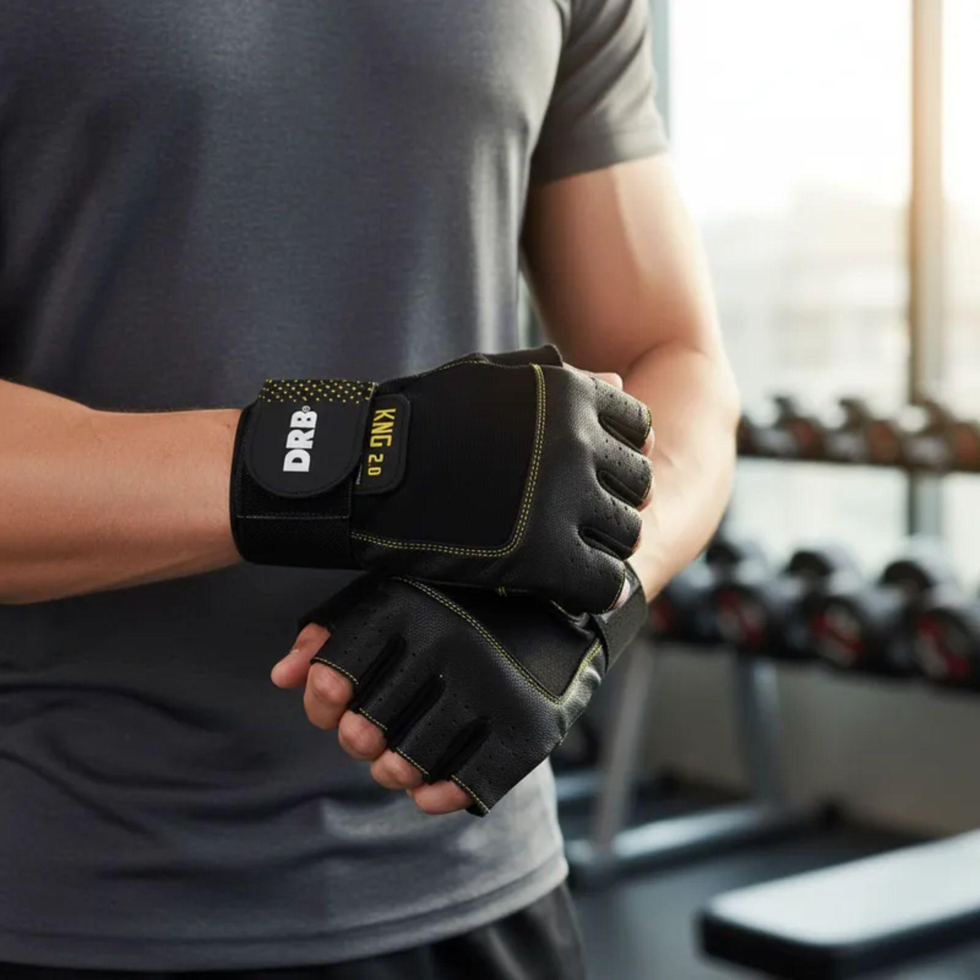 Guantes Fitness King Drb Cuero - Entrenamiento Y Pesas-8
