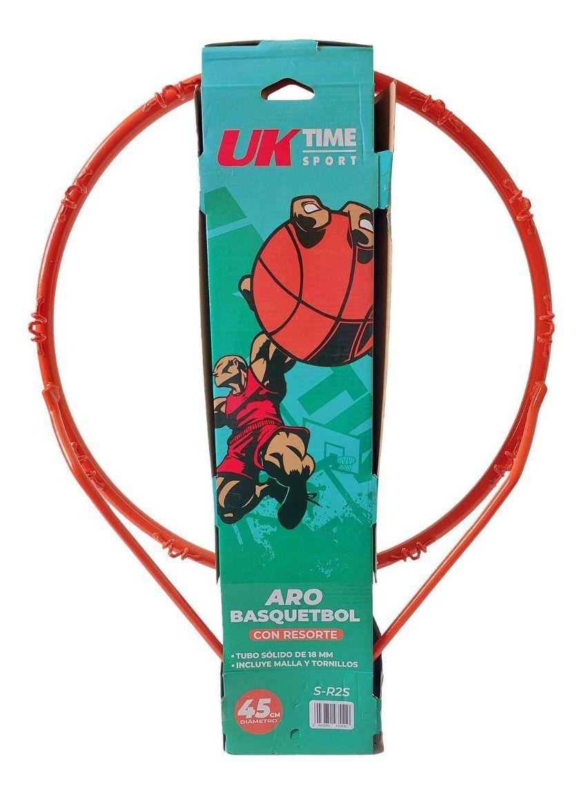 Aro Basquetbol Acero Macizo Retráctil Incluye Resorte + Red-2