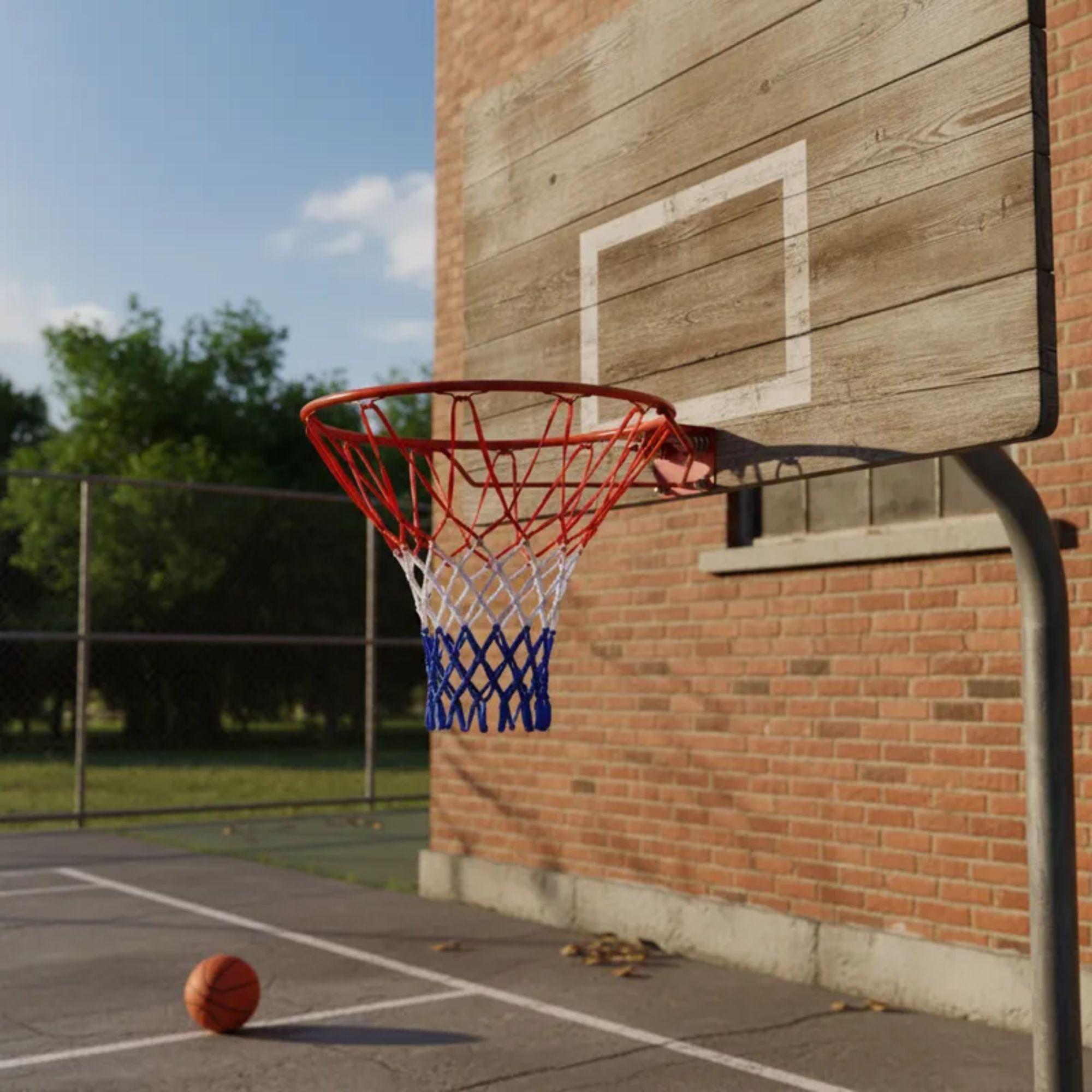 Aro Basquetbol Acero Macizo Retractil 45cm con Red-5