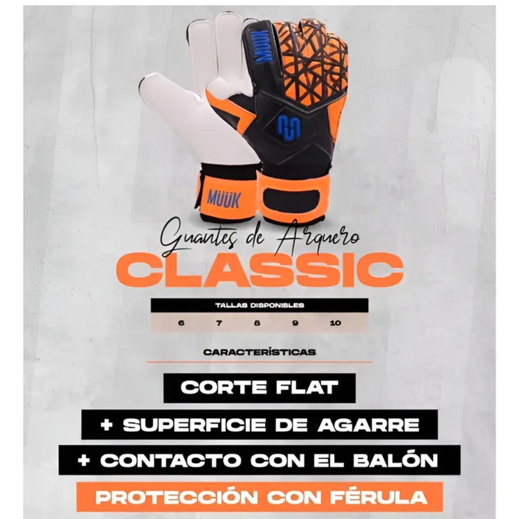 Guantes Arquero Portero Futbol Ferulas Muuk (par)-4