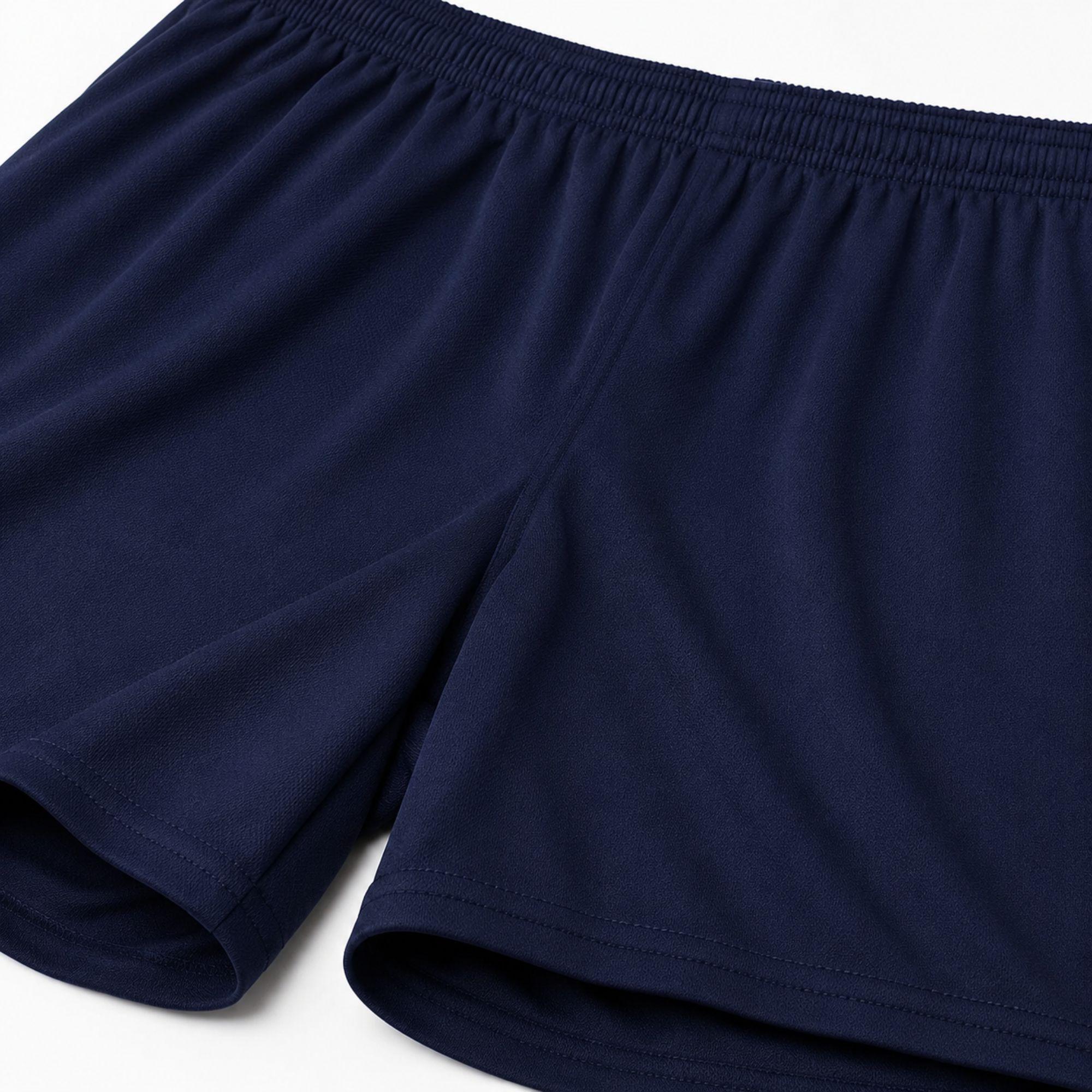 Short Futbol Liso Azul Marino Costuras Reforzadas DRB-3