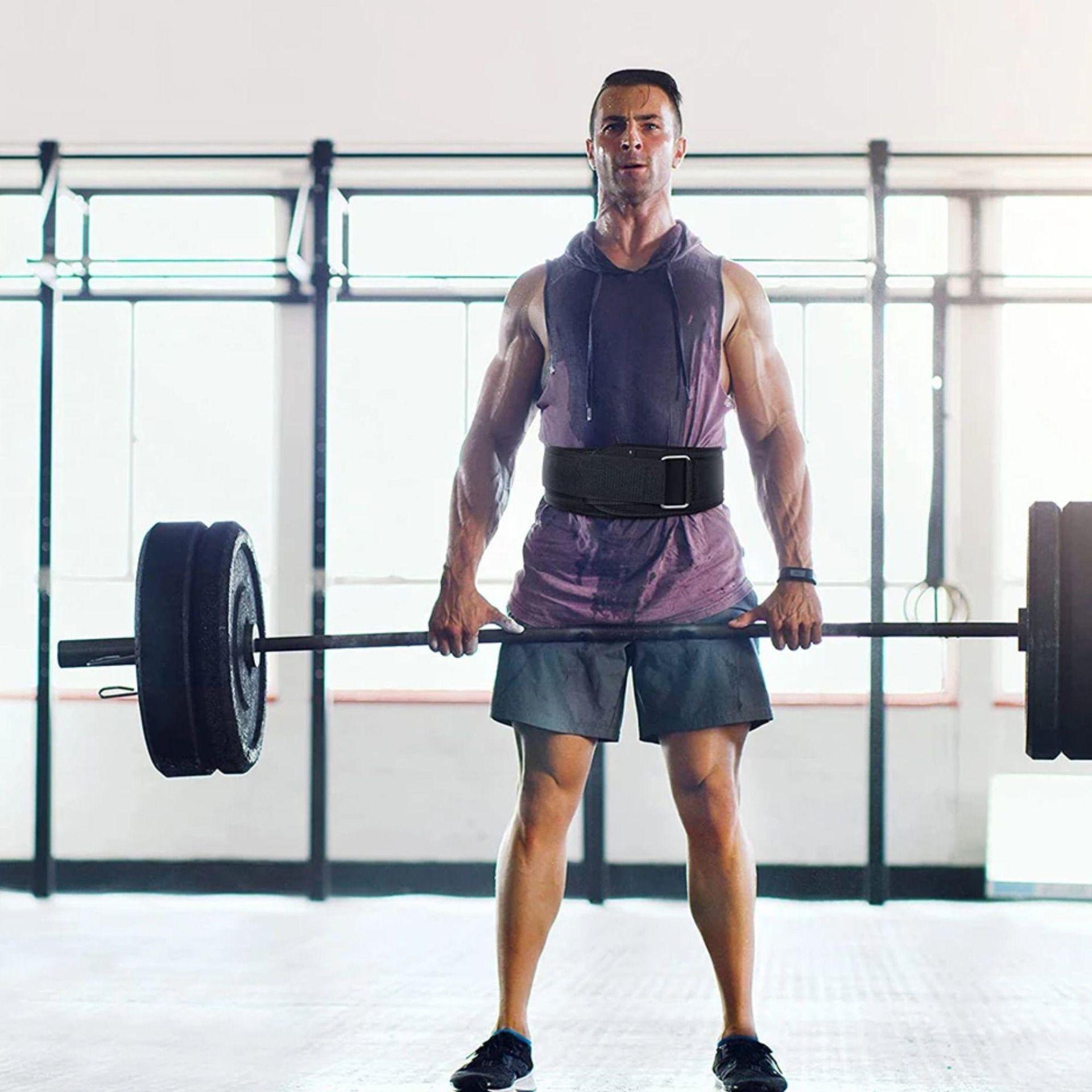 Cinturon Para Levantamiento De Pesas Ajustable Para Gym-5