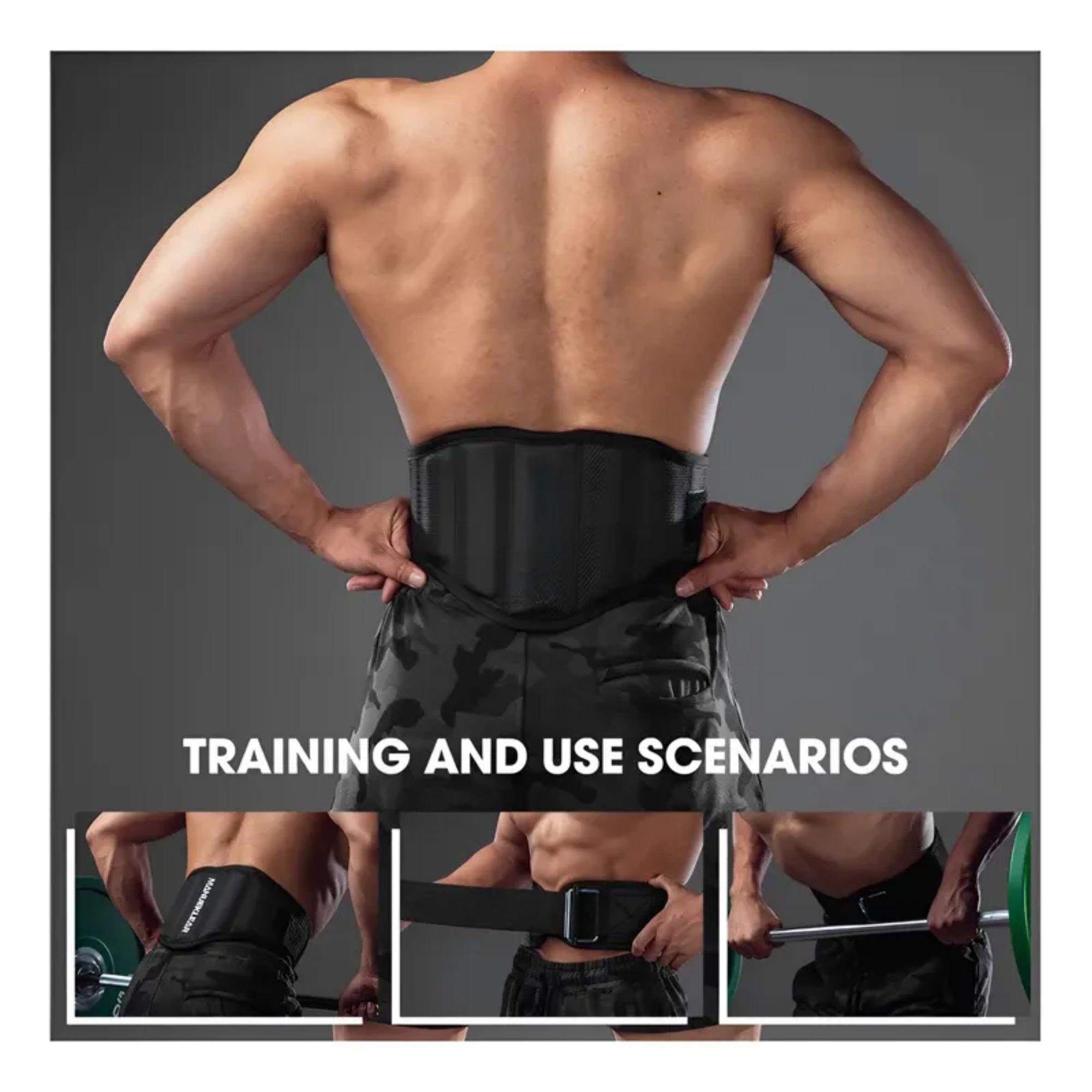 Cinturon Para Levantamiento De Pesas Ajustable Para Gym-9