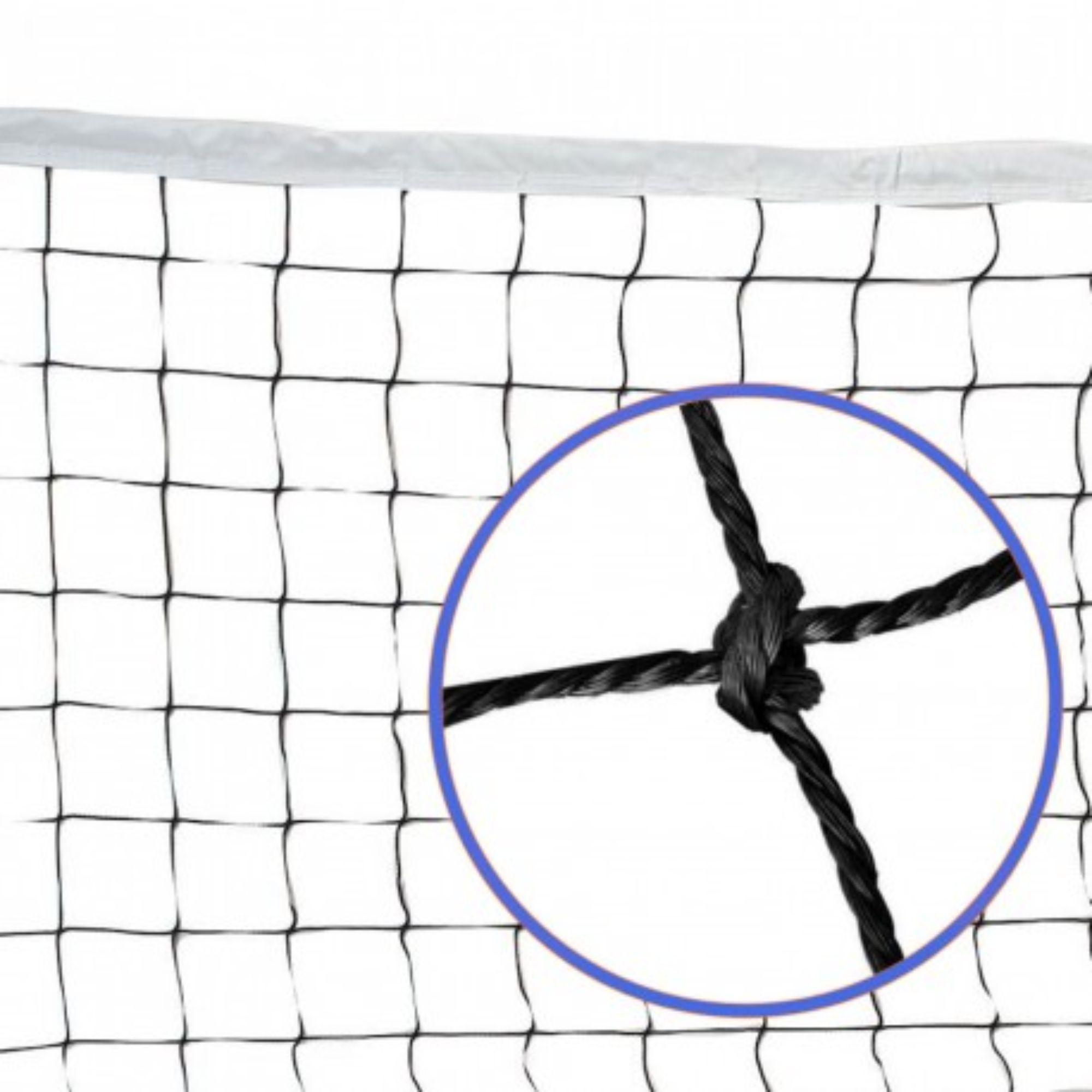 Red Malla Voleibol Profesional con Cable de Acero 9.5m-3