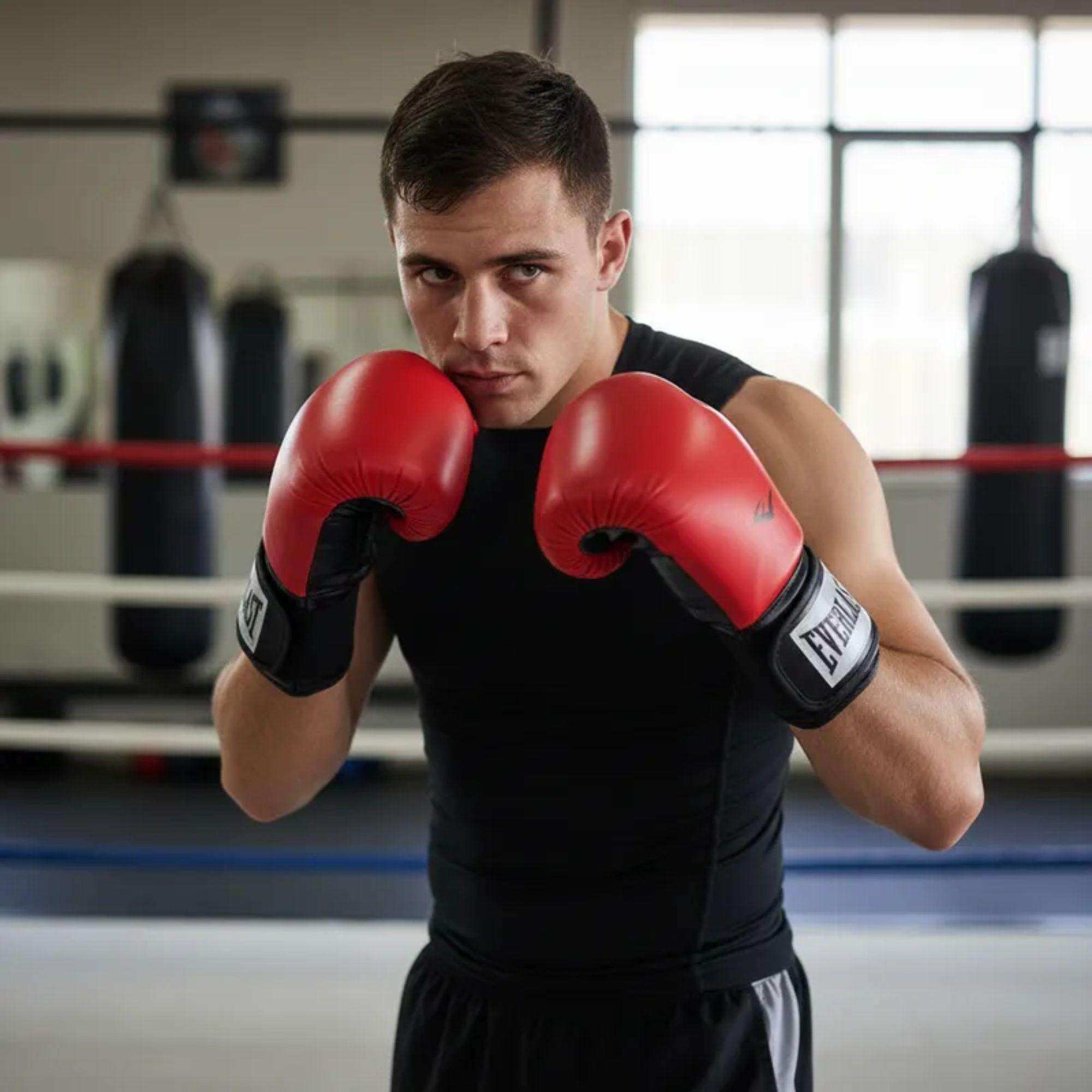 Guantes Box Pro Style Training Everlast Rojos-5