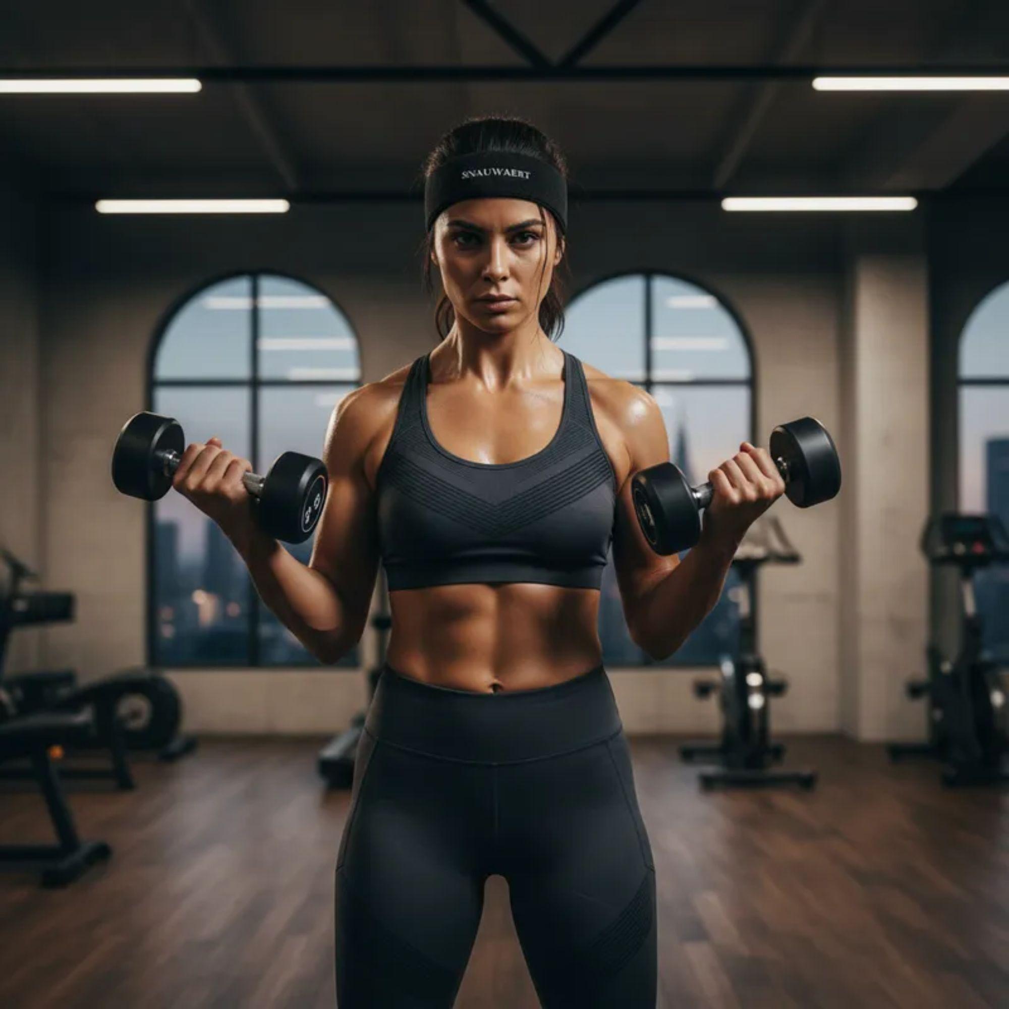 Cintillo Deportivo Elasticado Negro-6