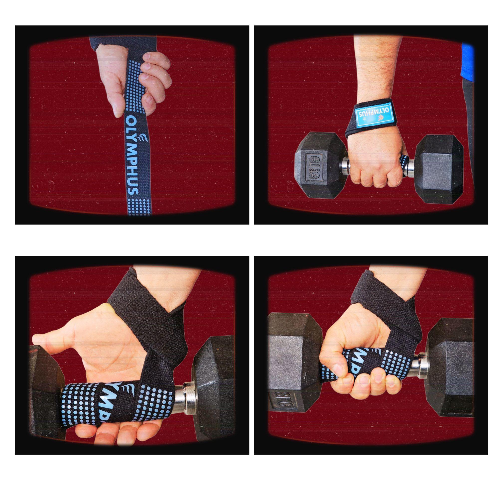 Strap Correa Antideslizante Olymphus levantamiento de Pesas-3