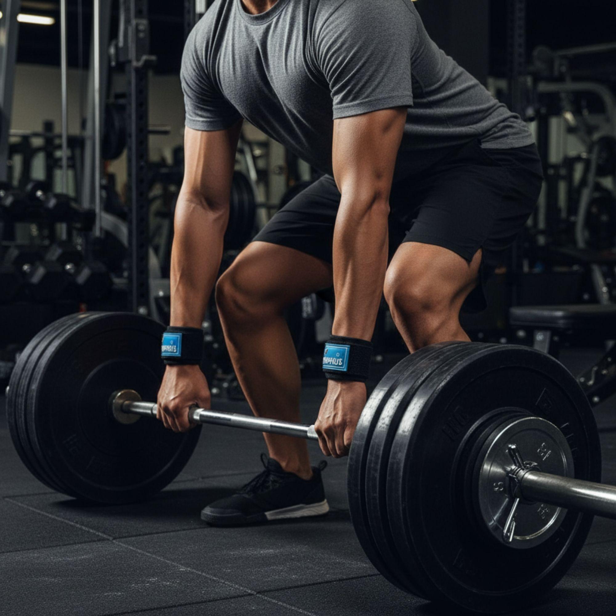 Strap Correa Antideslizante Olymphus levantamiento de Pesas-6