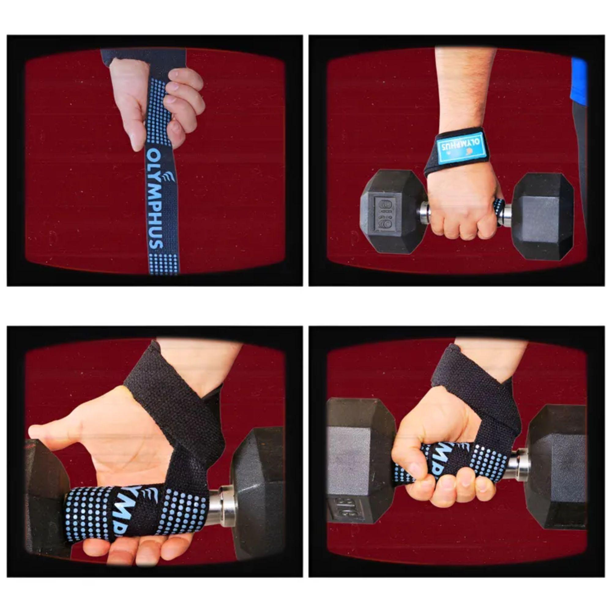 Strap Correa Antideslizante Olymphus levantamiento de Pesas-4