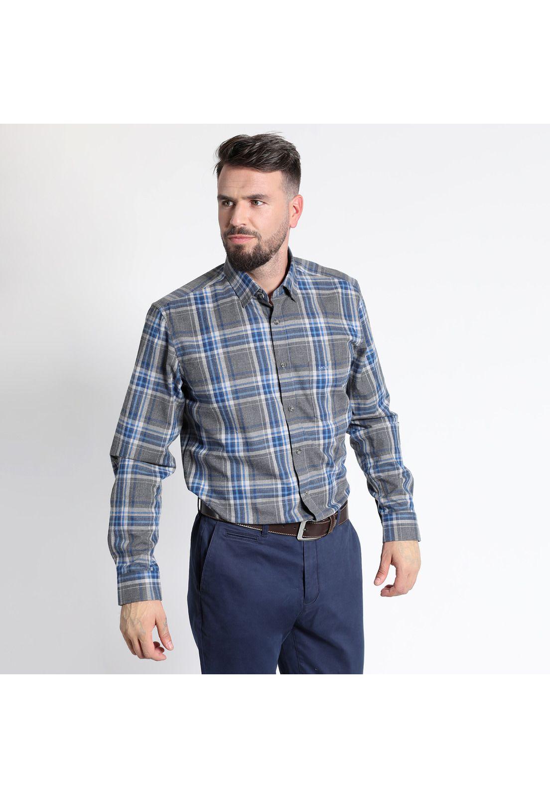 CAMISA MANGA LARGA VILLELA ESCOCESA YD REGULAR FIT-3