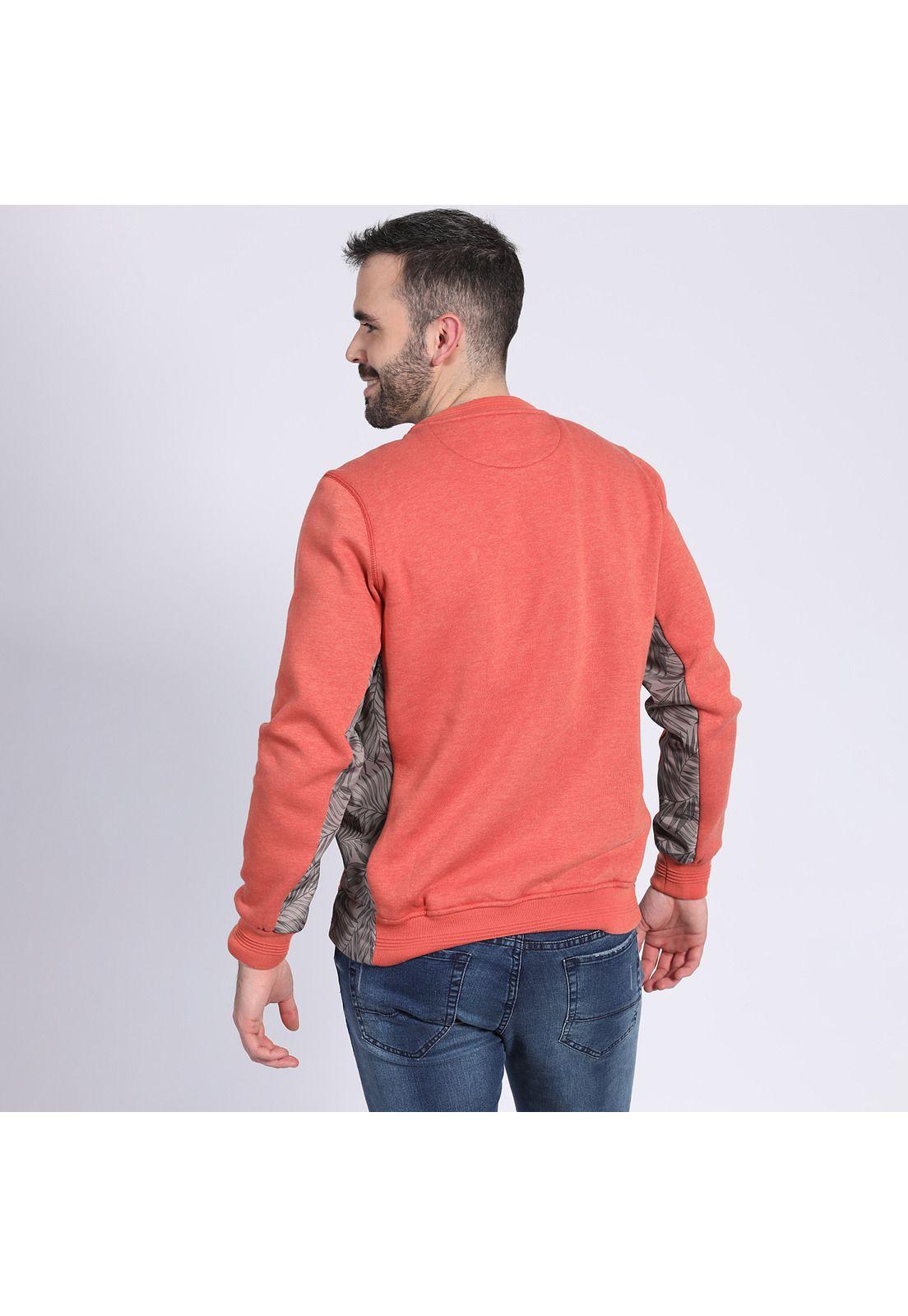 Polerón Cuello Redondo Con Aplicación Ladrillo-1