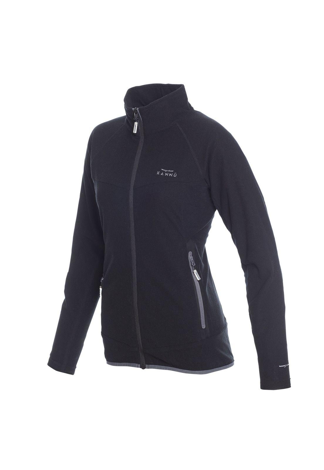 Polar Square Full Zipper Mujer Negro-3