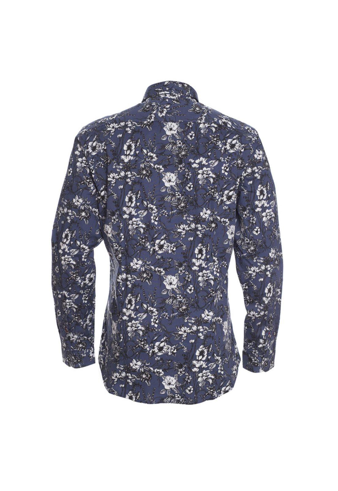 Camisa Estampada Algodón Spandex-2