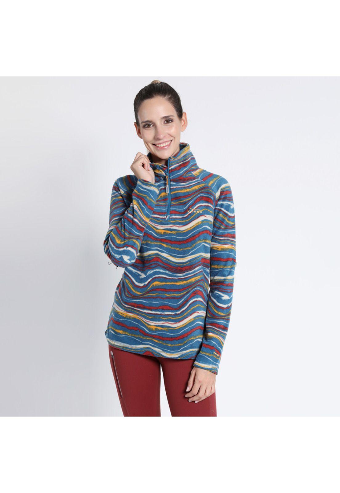 Polar Estampado Half Zip Mujer-2