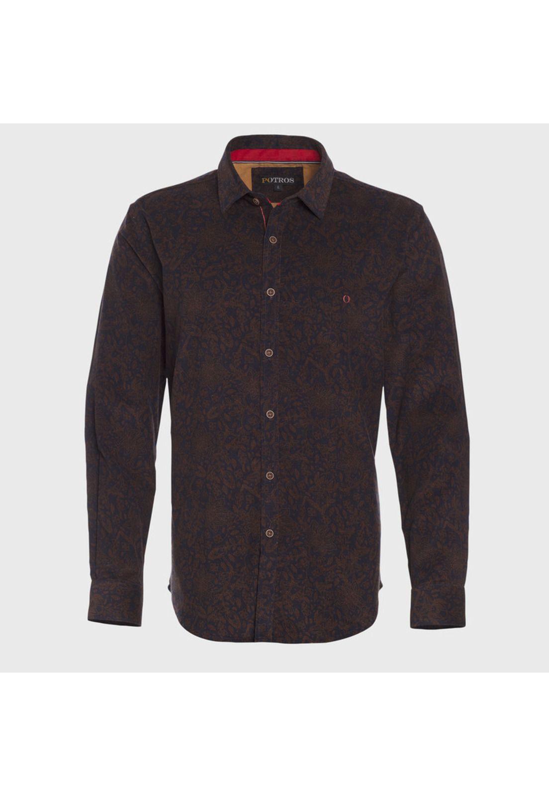 Camisa Cotelé Estampada-0