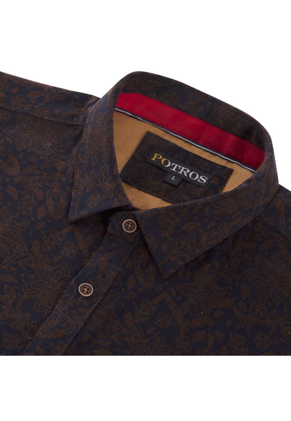 Camisa Cotelé Estampada-3