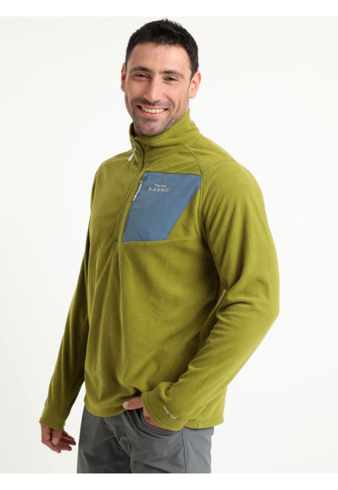 Polar Chacabuco Half Zipper Hombre Verde-1