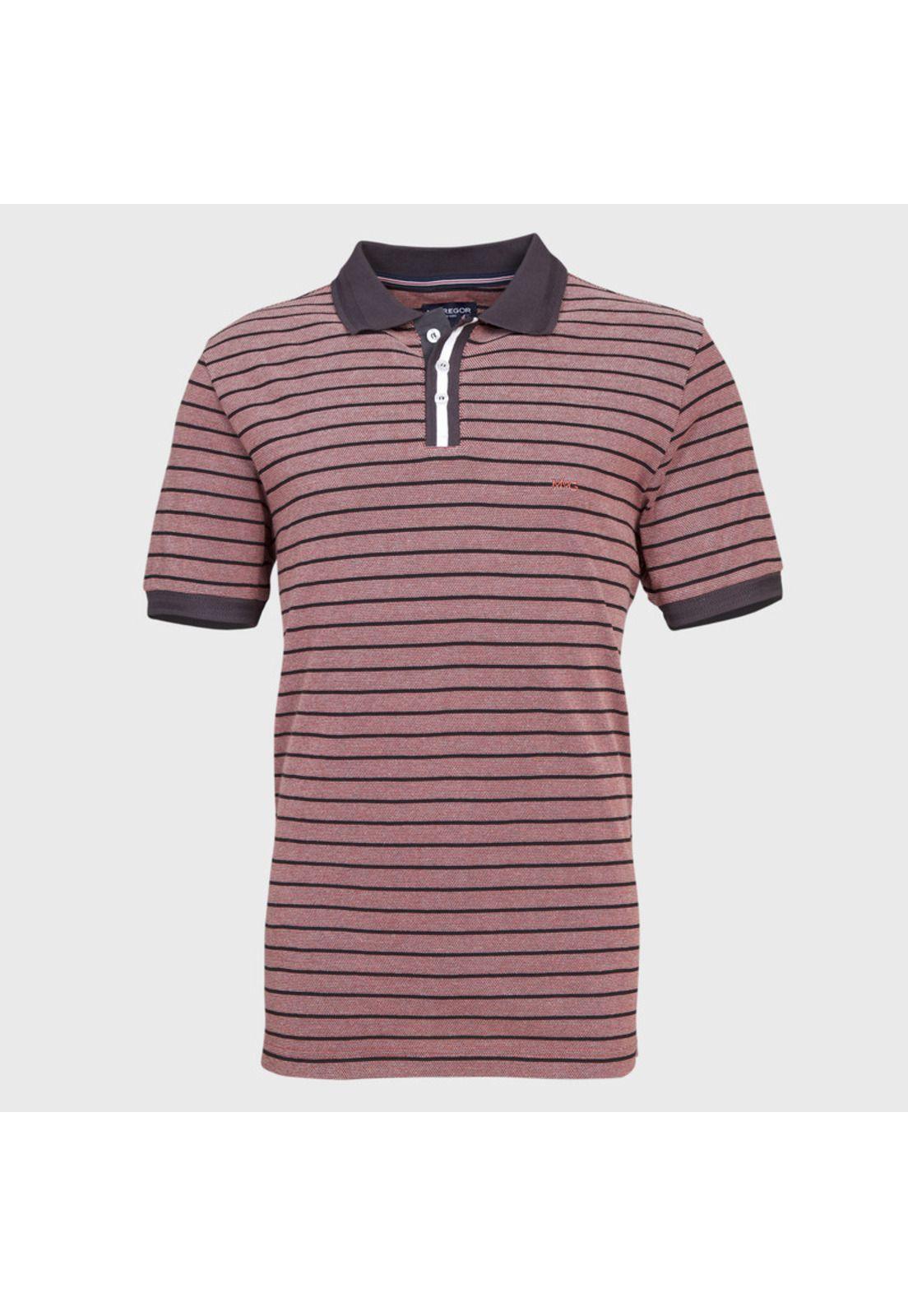 Polera Jacquard Listada MC-0