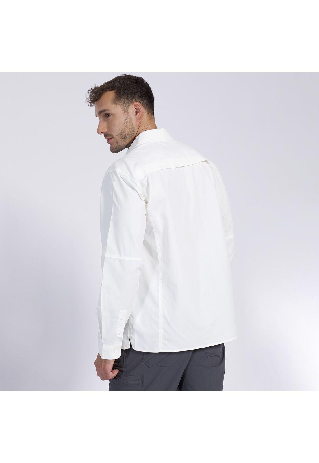 Camisa Outdoor Insitucional Hombre Blanco-1
